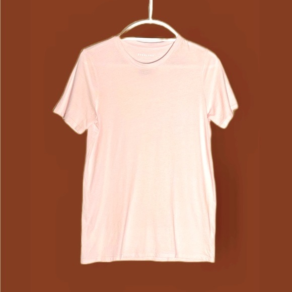 NWT Everlane 100% Supima Cotton Pink Short-Sleeved Crewneck T-Shirt, XS and M - Picture 8 of 13